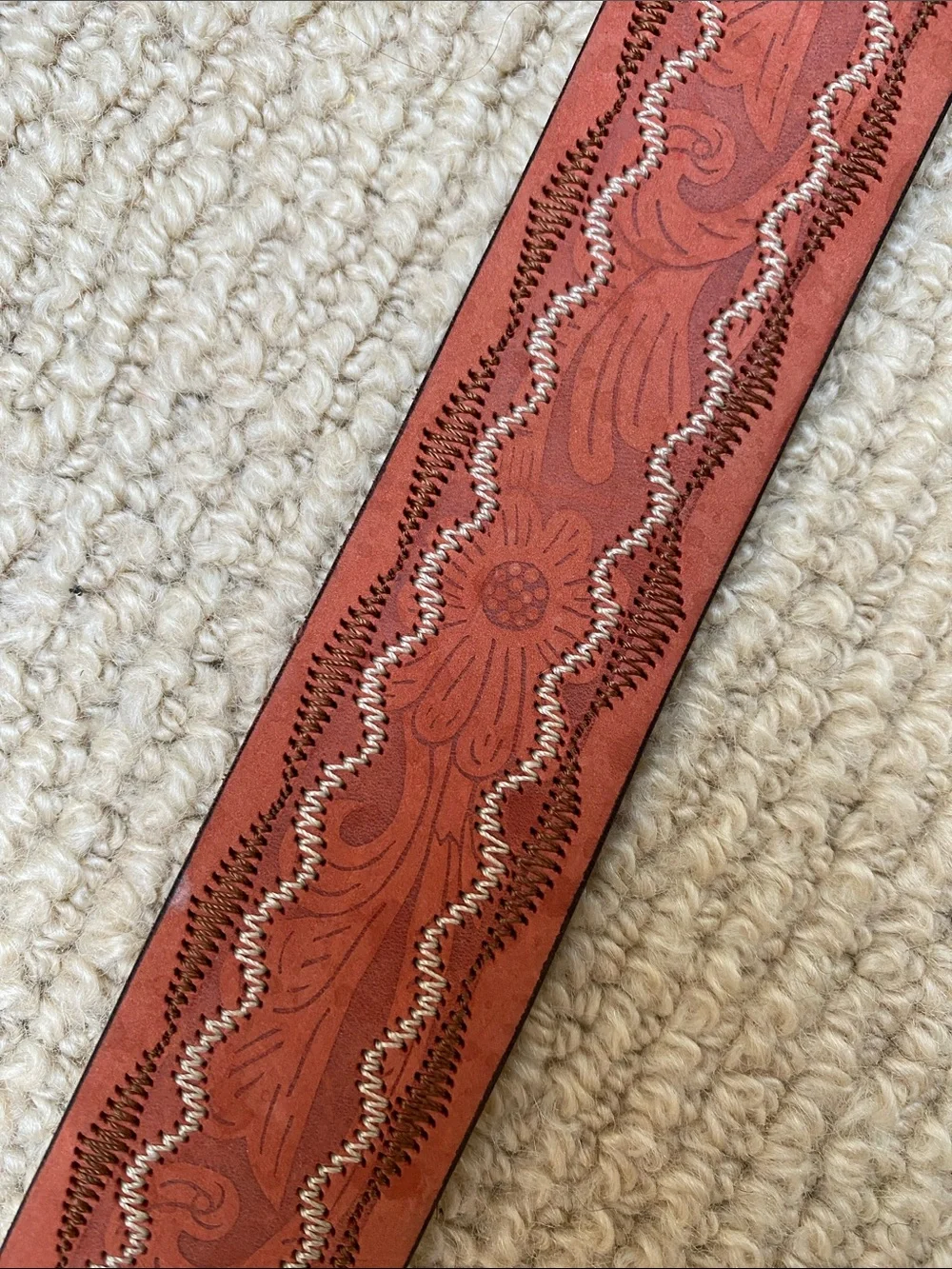 Doppia Vita Leather Belt from Italy